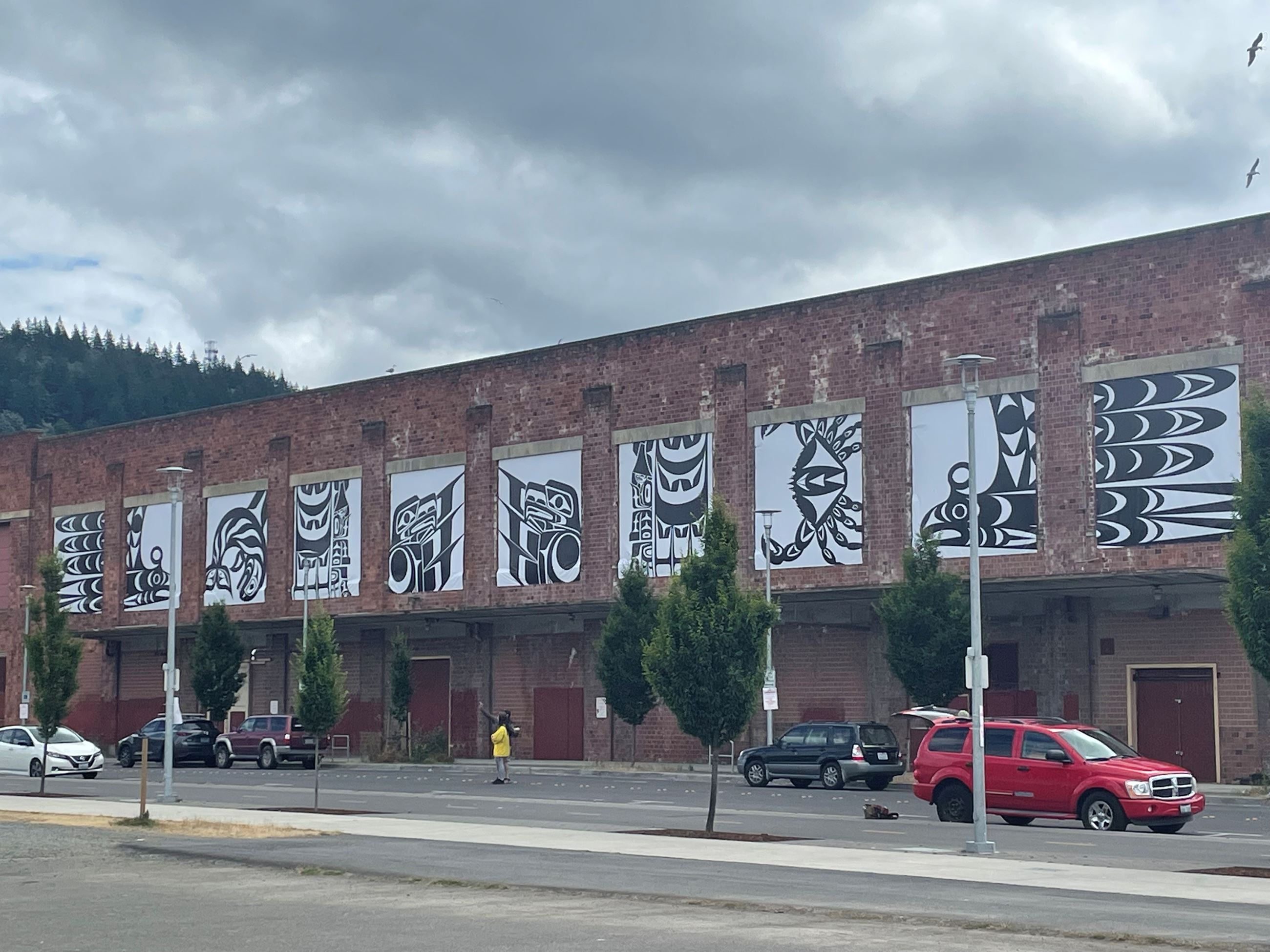 Native Art on the Boardmill Building