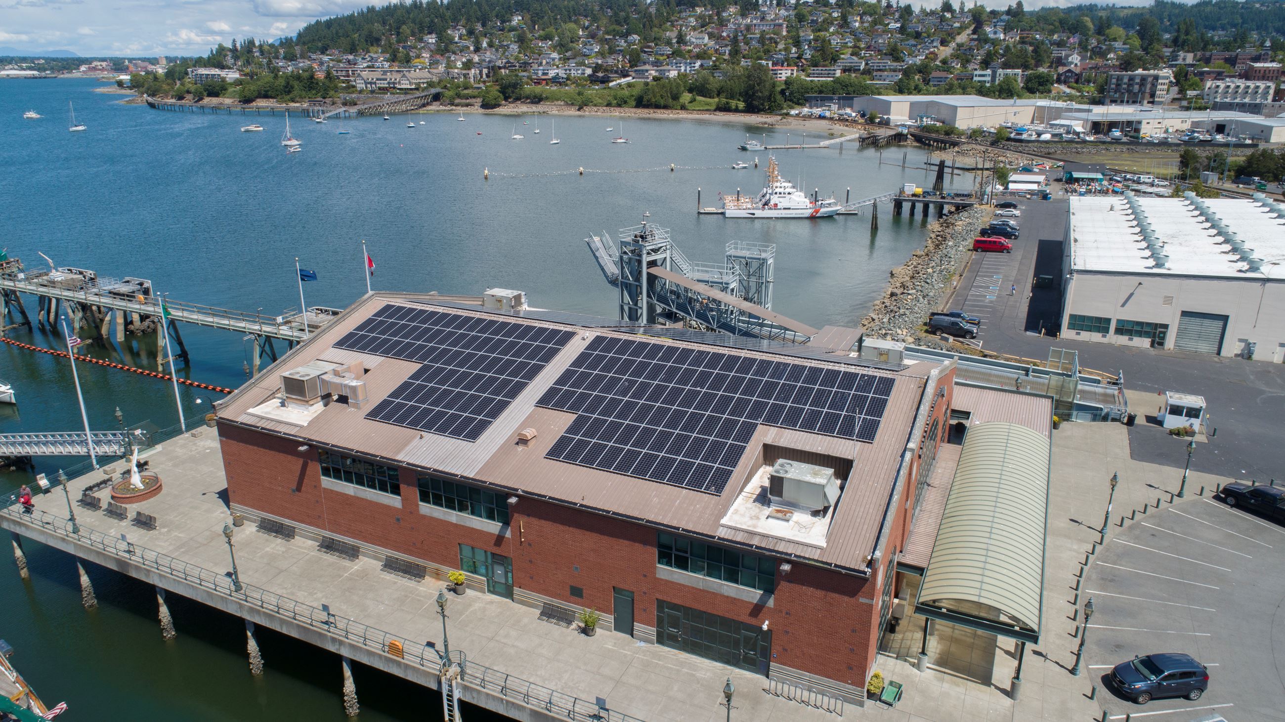 Bellingham Cruise Terminal Solar Panels 