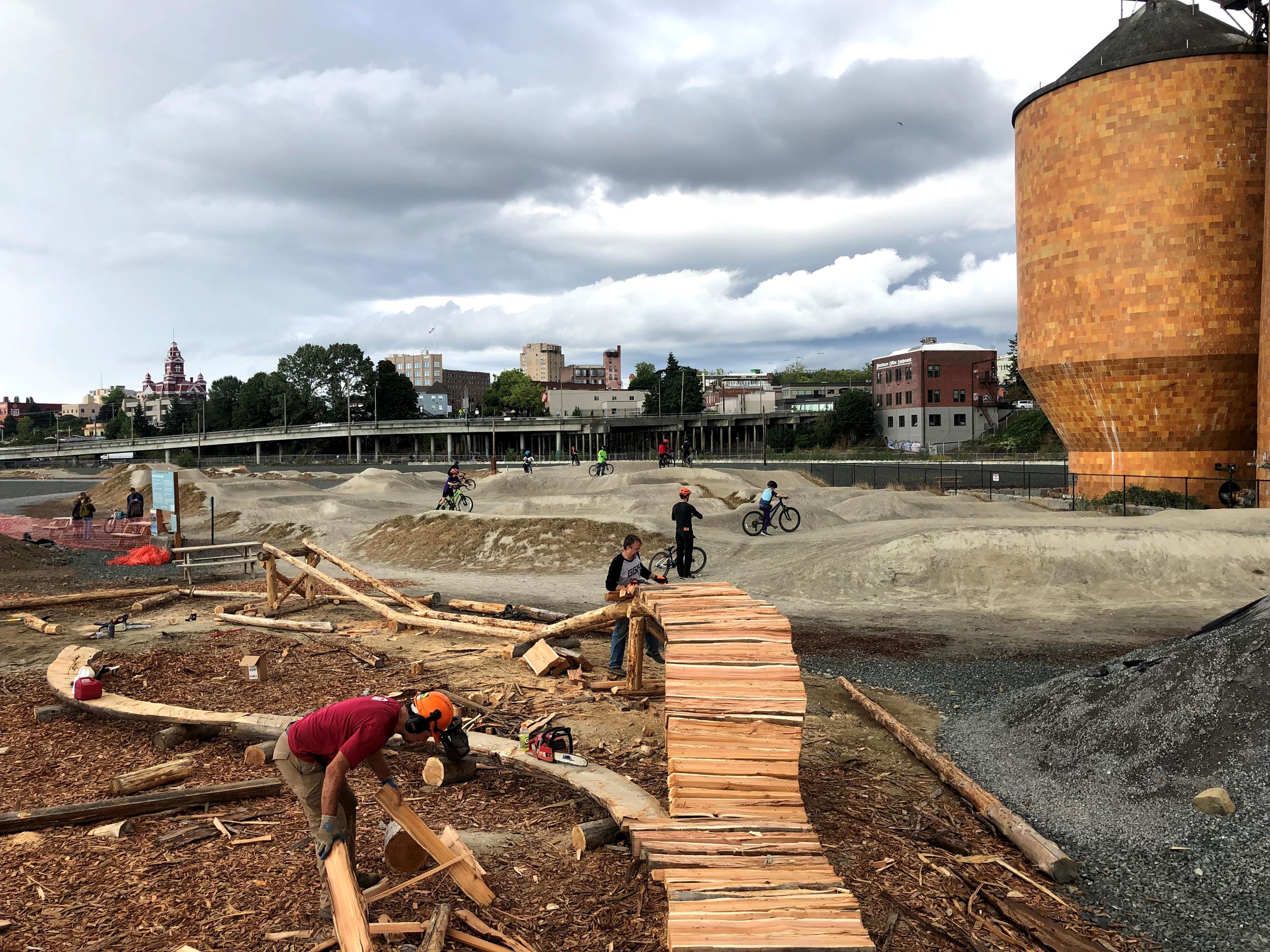 Building the Waterfront Bike Park 