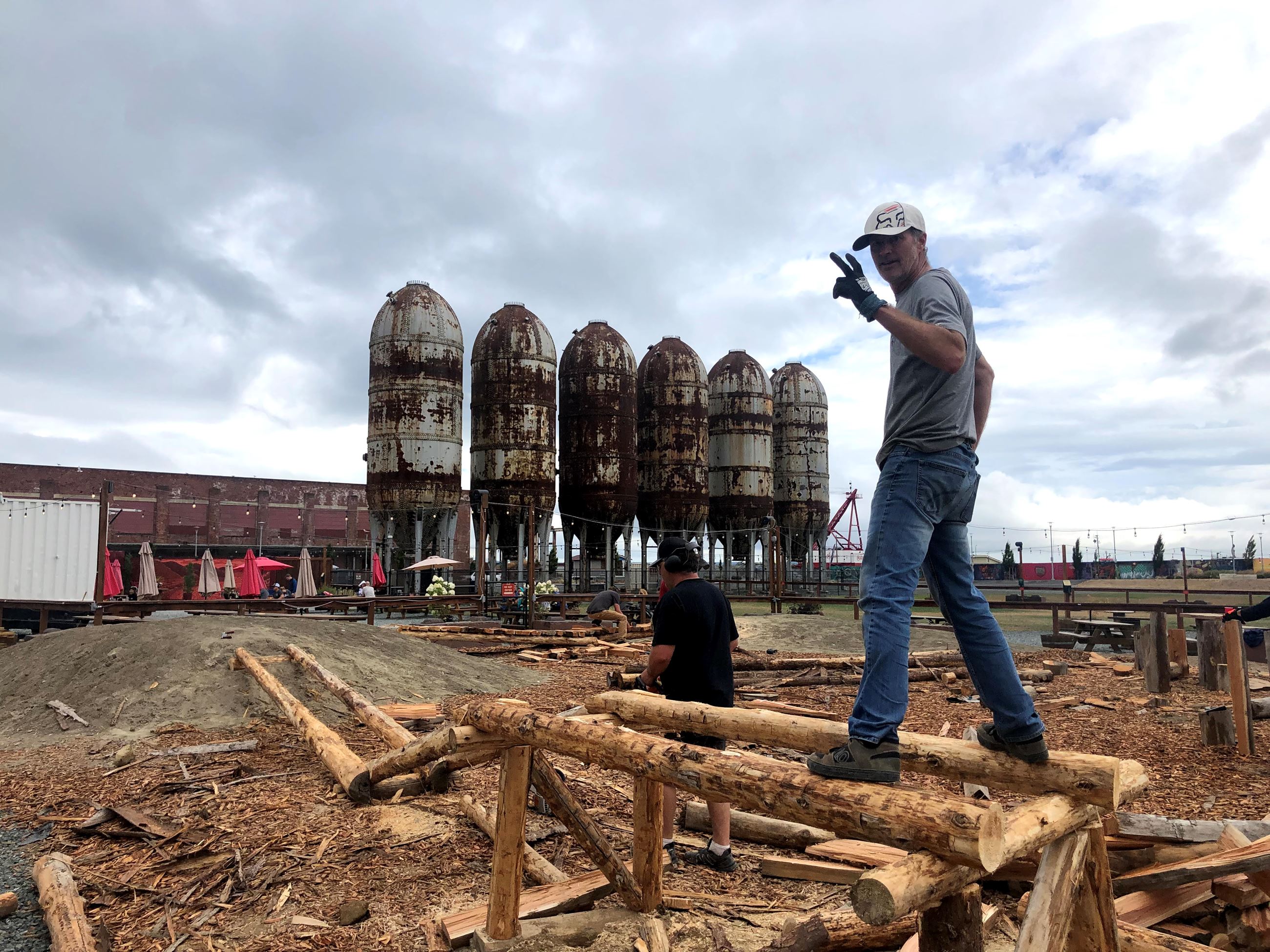 Building the Waterfront Bike Park 
