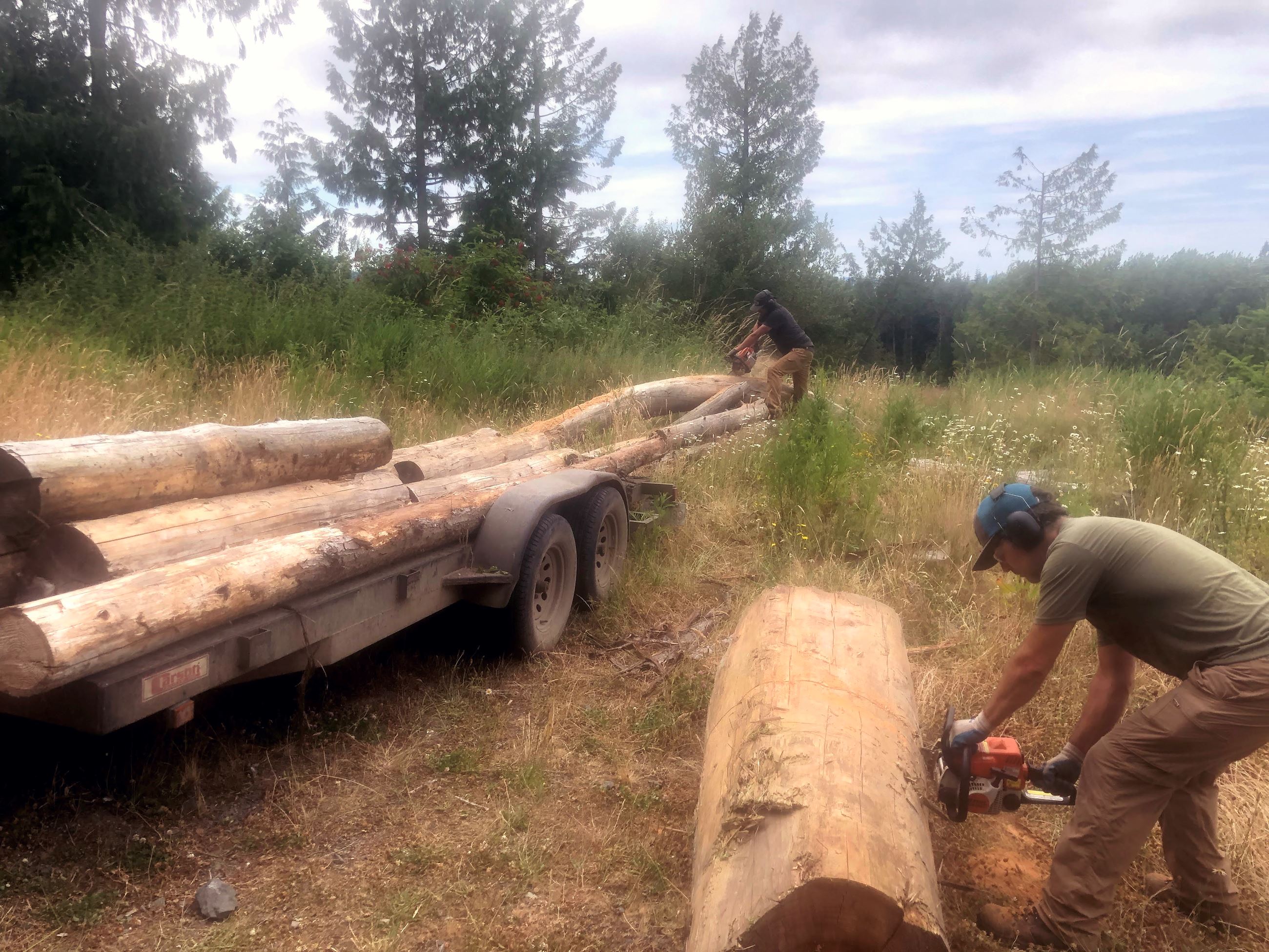 waterfront bike park - getting wood from Galbraith2