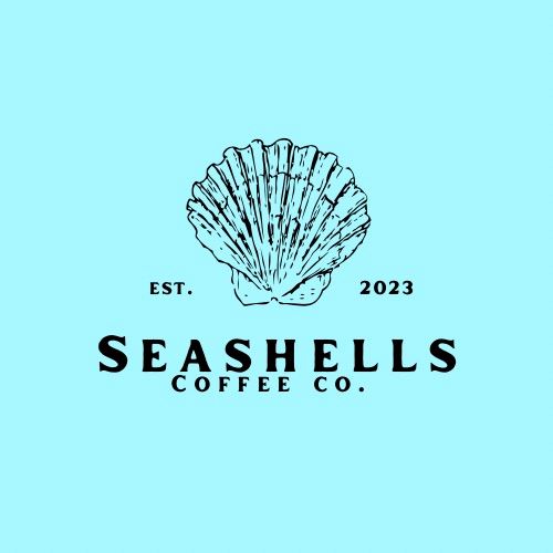seashells coffee logo