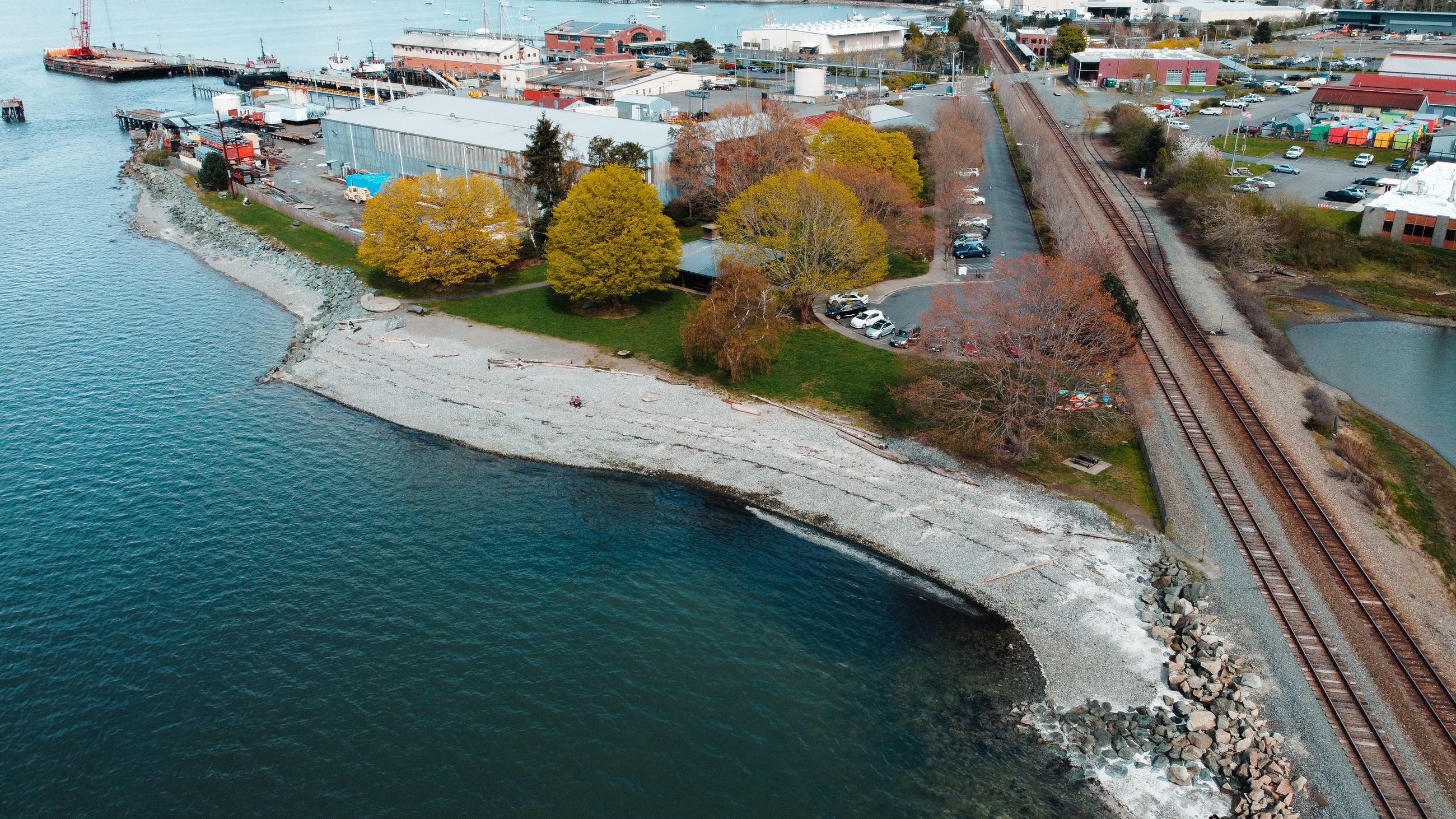 Marine Park as seen from above
