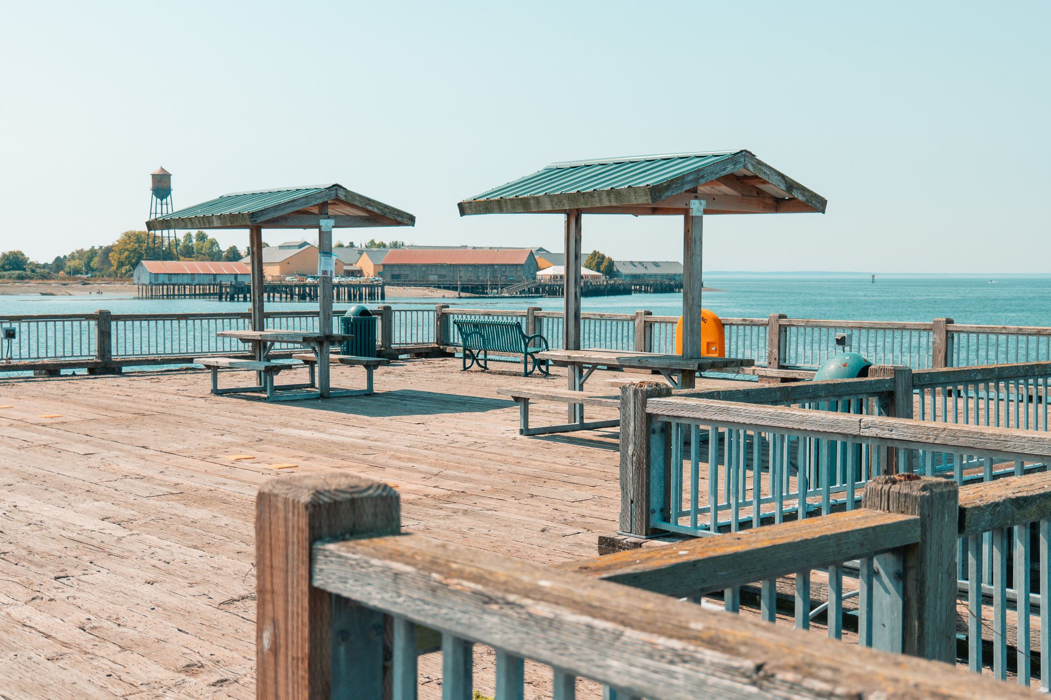 A view of Jim Jorgenson Pier in Blaine