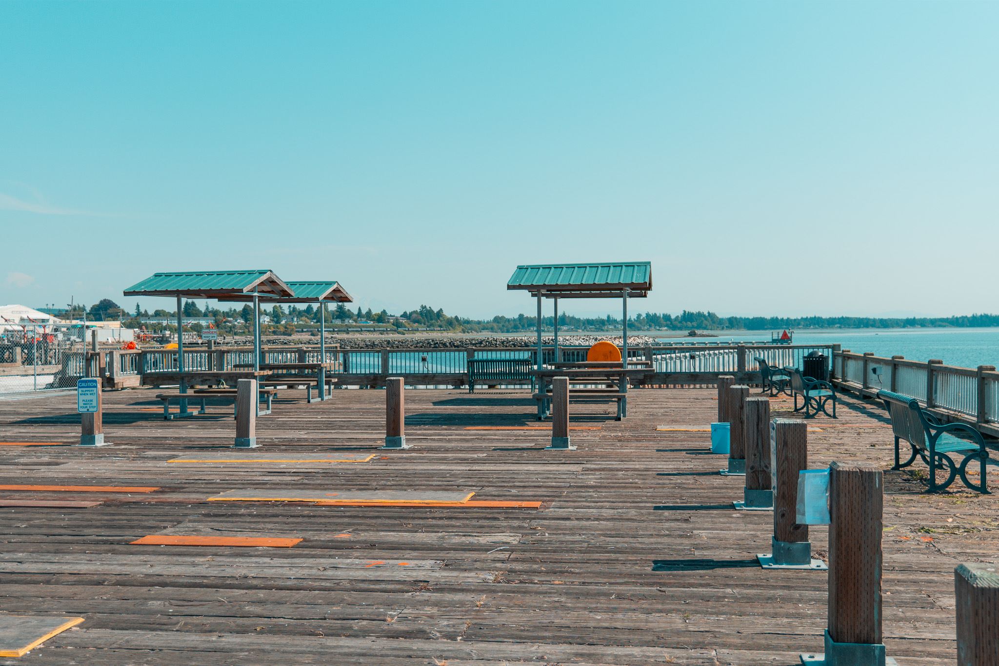 A view of Jim Jorgenson Pier in Blaine