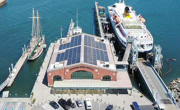 Bellingham Cruise Terminal Solar Panels